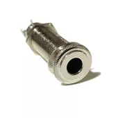 Switchcraft Stereo Long Threaded Barrel Jack - Nickel