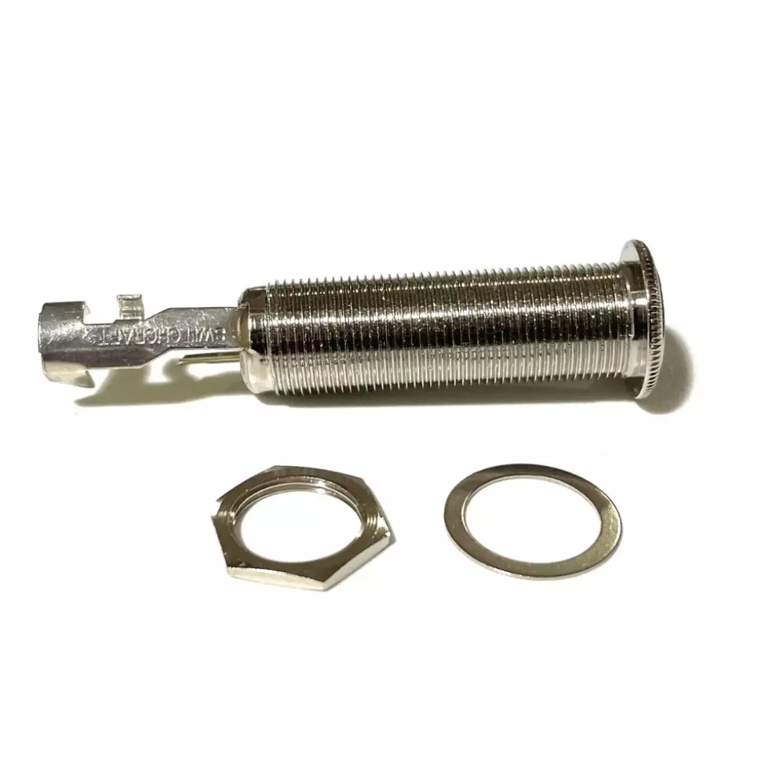 Switchcraft Stereo Long Threaded Barrel Jack - Nickel