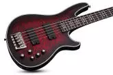 Hellraiser Extreme-5 5-String Bass - Crimson Red Burst Satin