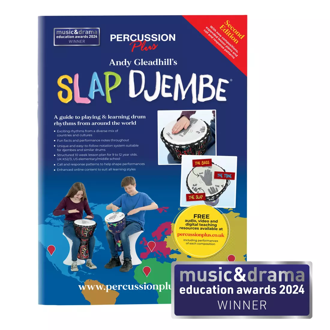 Andy Gleadhill\'s Slap Djembe with Online Content - Second Edition