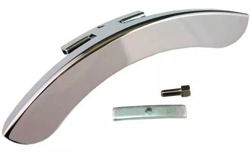 B1199 Simple 1 Leg Armrest - Chrome