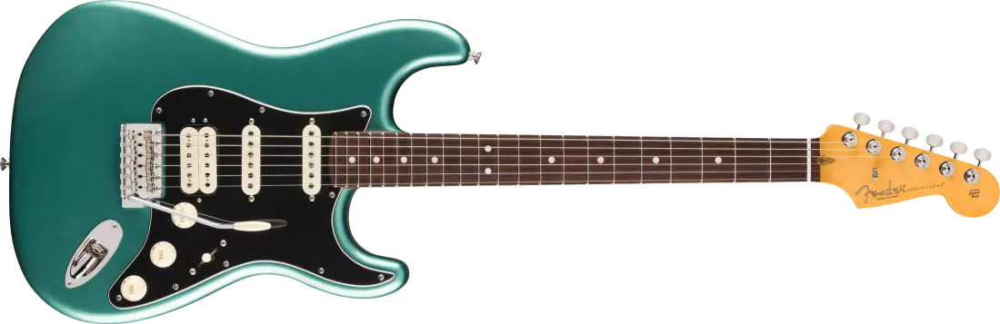 American Professional Classic Stratocaster HSS, Rosewood Fingerboard - Faded Sherwood Green Metallic