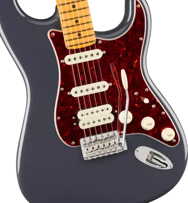 American Professional Classic Stratocaster HSS, Maple Fingerboard - Faded Black