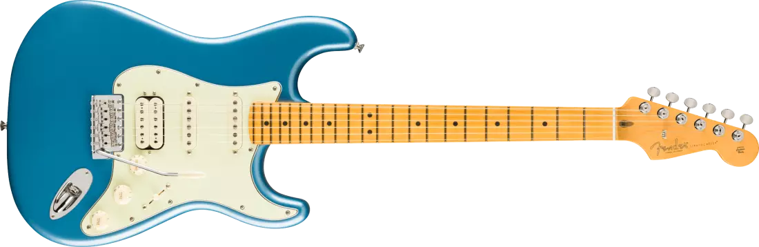 American Professional Classic Stratocaster HSS, Maple Fingerboard - Faded Lake Placid Blue