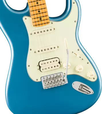 American Professional Classic Stratocaster HSS, Maple Fingerboard - Faded Lake Placid Blue