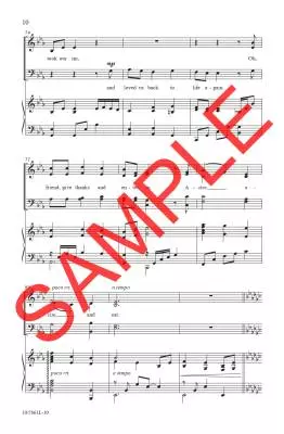 Arise and Eat - Johnson - Choral Octavo - SATB Accompanied