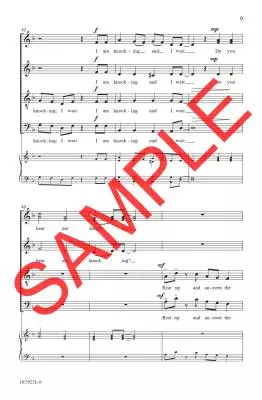 Behold, I Stand at the Door - Nix - Choral Octavo - SATB A Cappella