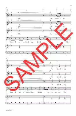 Behold, I Stand at the Door - Nix - Choral Octavo - SATB A Cappella