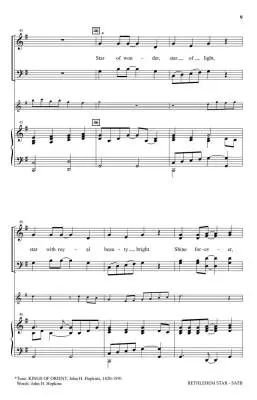 Bethlehem Star - Hannibal/Barrett - Choral Octavo - SATB/Flute