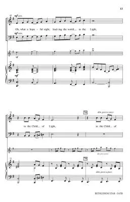 Bethlehem Star - Hannibal/Barrett - Choral Octavo - SATB/Flute