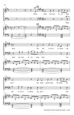 Creator of the Stars of Night - Sorenson - Choral Octavo - SATB Voicing