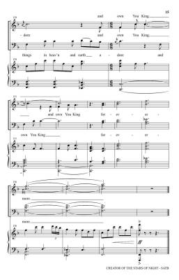 Creator of the Stars of Night - Sorenson - Choral Octavo - SATB Voicing
