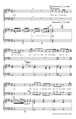 Dance on the Water - Angerman - Choral Octavo - SATB Accompanied