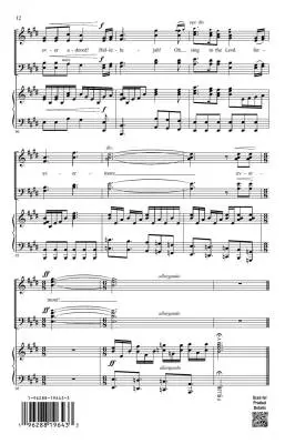 Dance on the Water - Angerman - Choral Octavo - SATB Accompanied