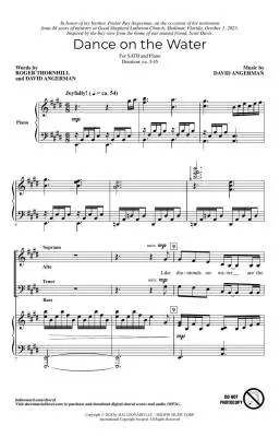 Dance on the Water - Angerman - Choral Octavo - SATB Accompanied