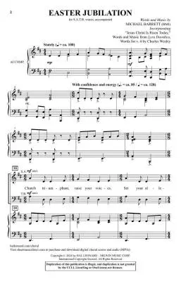 Easter Jubilation - Barrett - Choral Octavo - SATB Accompanied