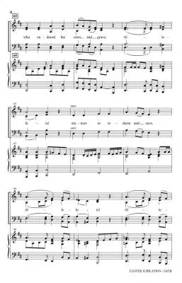 Easter Jubilation - Barrett - Choral Octavo - SATB Accompanied