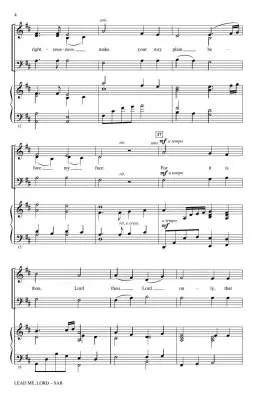 Lead Me, Lord - Wesley/Leavitt - Choral Octavo - SAB Accompanied