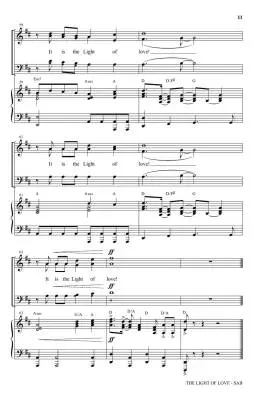 The Light of Love - Showalter/Barrett - Choral Octavo - SAB Accompanied
