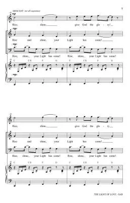 The Light of Love - Showalter/Barrett - Choral Octavo - SAB Accompanied