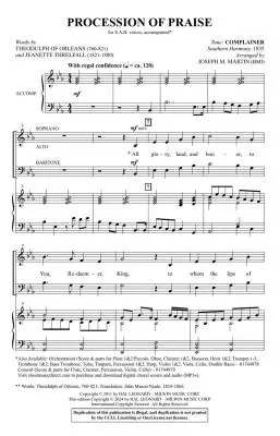 Procession of Praise - Martin - Choral Octavo - SAB Accompanied
