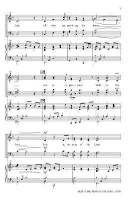 Rest in the Arms of The Lord - Metzger - Choral Octavo - SATB Accompanied