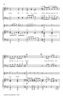Visions and Dreams (A Pentecost Prophecy) - Barrett - Choral Octavo - SATB/Piano/Flute