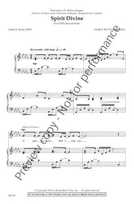 Spirit Divine - Durance - Choral Octavo - SATB Accompanied