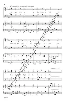 I Want to Walk as a Child of the Light - Dewar/Forrest - Choral Octavo - SATB Accompanied