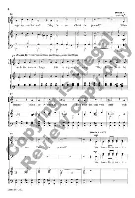 When Morning Gilds the Skies - Behnke - Choral Octavo - SATB Accompanied