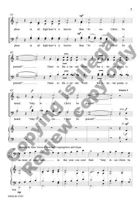 When Morning Gilds the Skies - Behnke - Choral Octavo - SATB Accompanied