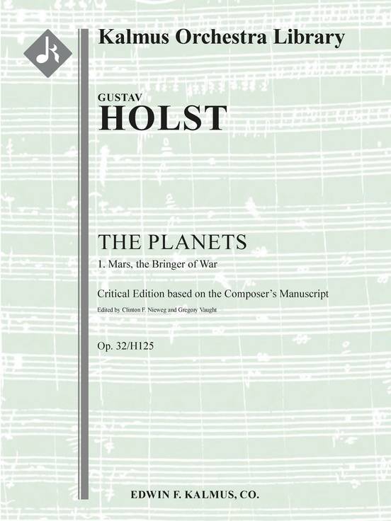 Planets, Op.32/H125, No.1 Mars - Holst - Book - Full Score