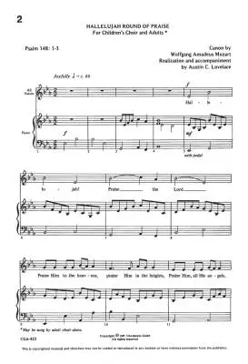 Hallelujah Round of Praise - Mozart/Lovelace - Choral Octavo - Unison/SAB
