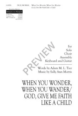When You Wonder - Morris - Choral Octavo - 2-Pt Accompanied
