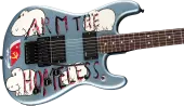 Tom Morello Arm The Homeless Stratocaster, Rosewood Fingerboard - Blue Ice Metallic