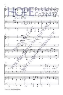 Bless That Wonderful Name - McDonald - Choral Octavo - SATB Accompanied