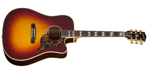 Hummingbird Deluxe EC Acoustic/Electric Guitar with Case - Autumn Burst
