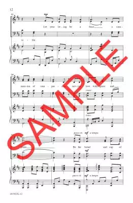 A Communion of Compassion - Johnson - Choral Octavo - SATB Accompanied