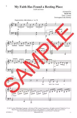 My Faith Has Found a Resting Place - Nix - Choral Octavo - SATB Accompanied