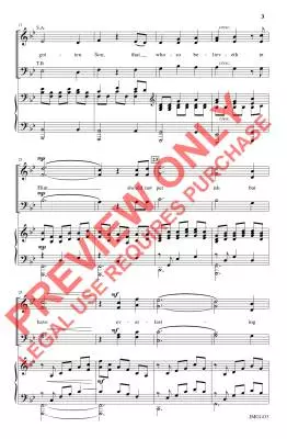God So Loved - McDonald - Choral Octavo - SATB Accompanied