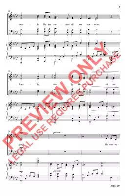 Song of Golgotha - Larson - Choral Octavo - SATB Accompanied