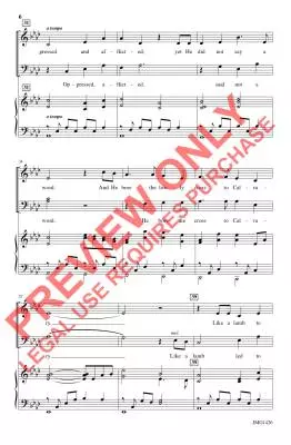 Song of Golgotha - Larson - Choral Octavo - SATB Accompanied