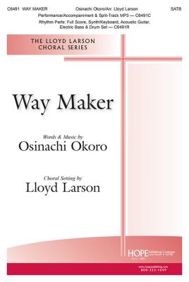 Way Maker - Okoro/Larson - Choral Octavo - SATB Accompanied