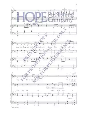 Way Maker - Okoro/Larson - Choral Octavo - SATB Accompanied