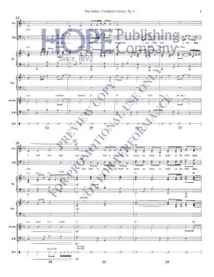 Way Maker - Okoro/Larson - Score/Instrumental Parts