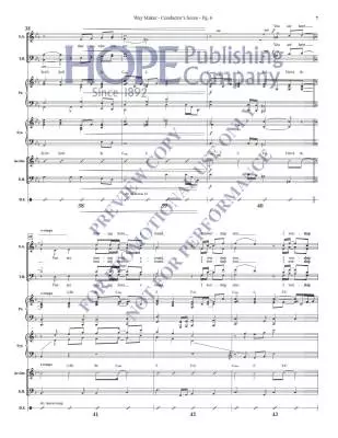 Way Maker - Okoro/Larson - Score/Instrumental Parts