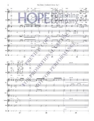 Way Maker - Okoro/Larson - Score/Instrumental Parts