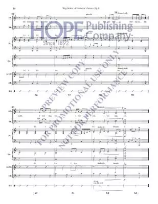 Way Maker - Okoro/Larson - Score/Instrumental Parts