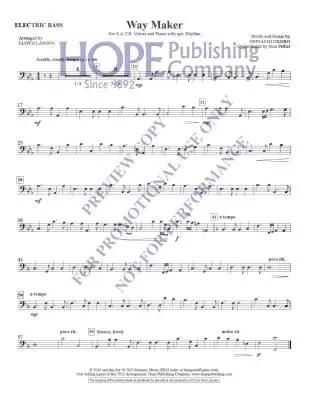 Way Maker - Okoro/Larson - Score/Instrumental Parts
