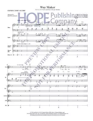Way Maker - Okoro/Larson - Score/Instrumental Parts